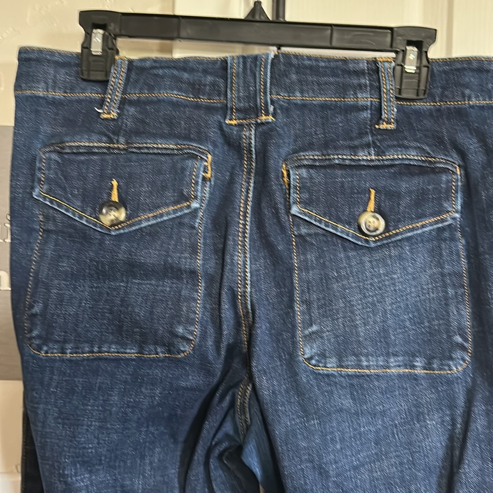Dark Blue Women's wide leg Lido crops by cabi - Picture 4 of 4